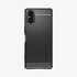 ACS02841 - Sony Xperia 1 III Case Rugged Armor in matte black showing the back